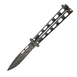 5″ Clip Point Butterfly Damascus – 115D
