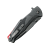 4 7/8" Black and Red Assisted Opener - BE121 - Image 2