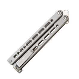 Small Bear Song® IX Grey Stainless Handle w/Tanto Blade – B-910-SS-S