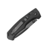 3 3/4" Black Aluminum Slide Lock Modified Tanto Point - Image 2