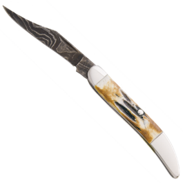 3″ Genuine India Stage Bone™ Little Toothpick Damascus – 5193D 1/2