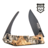 4 1/2" Double Blade Gut & Skinner Black Blade Real Tree Edge - BE522