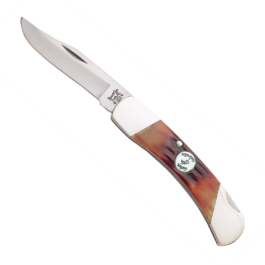 3-3/4″ Red Stag Bone Medium Lockback – CRSB05