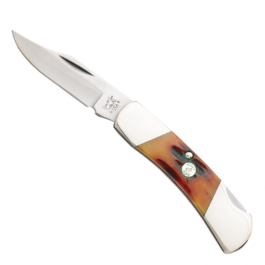 3″ Red Stag Bone Lockback Upswept – CRSB26