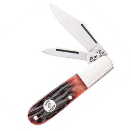 3-1/2″ Red Stag Bone 2-Blade Barlow – CRSB281