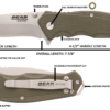 4 1/2"  G10 Sideliner w/Trigger - BE102 - Image 4