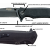 4 5/8" Black G10 Assisted Sideliner - BE112 - Image 3