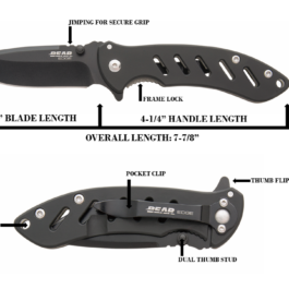 Brisk 1.0 : 4-1/16 in. Black Blade Frame Lock Folder