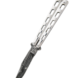 5″ Stainless Steel Butterfly Damascus – SS14D