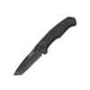 3 3/4" Black Aluminum Slide Lock Modified Tanto Point