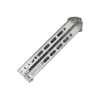 Small Bear Song® IX | Grey Stainless Handle w/ Tanto Damascus Blade - Image 2