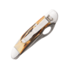 3 3/4" Genuine India Stag Bone™ Damascus Locking Cowhand™ - Image 2