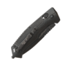 4 1/2" Black Aluminum Slide Lock Tanto w/Pocket clip - Image 2