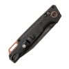 Nekama™ I Black & Copper Aluminum Handle Modified Tanto Blade - Image 2