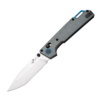 Nekama™ I Gray & Blue Aluminum Handle Modified Tanto Blade