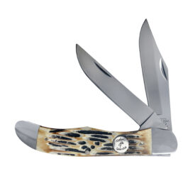 Carbon Steel 2-Blade Folding Hunter