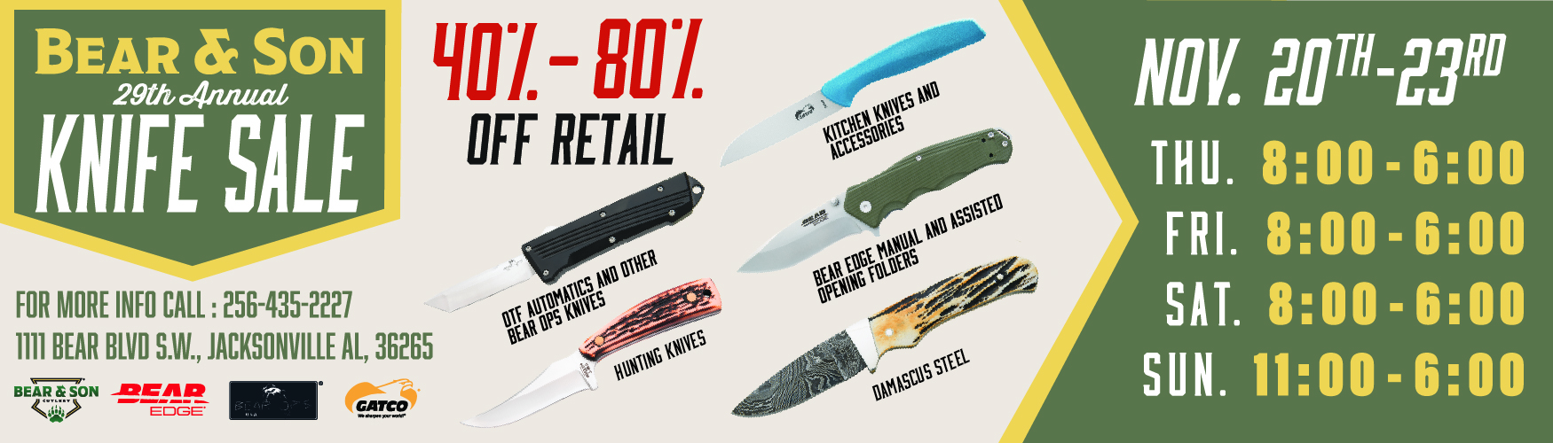 KnifeSale2025_websitebanneremail ad