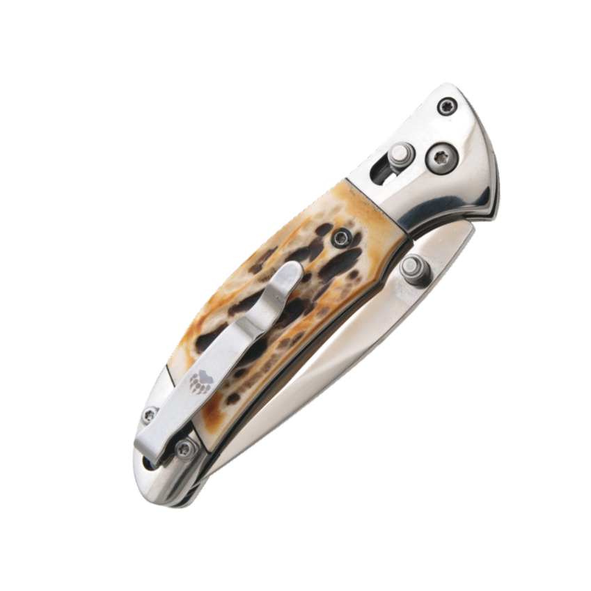 3 3/4" Slidelock Folder w/ Tip-up Carry Pocket Clip - Image 4