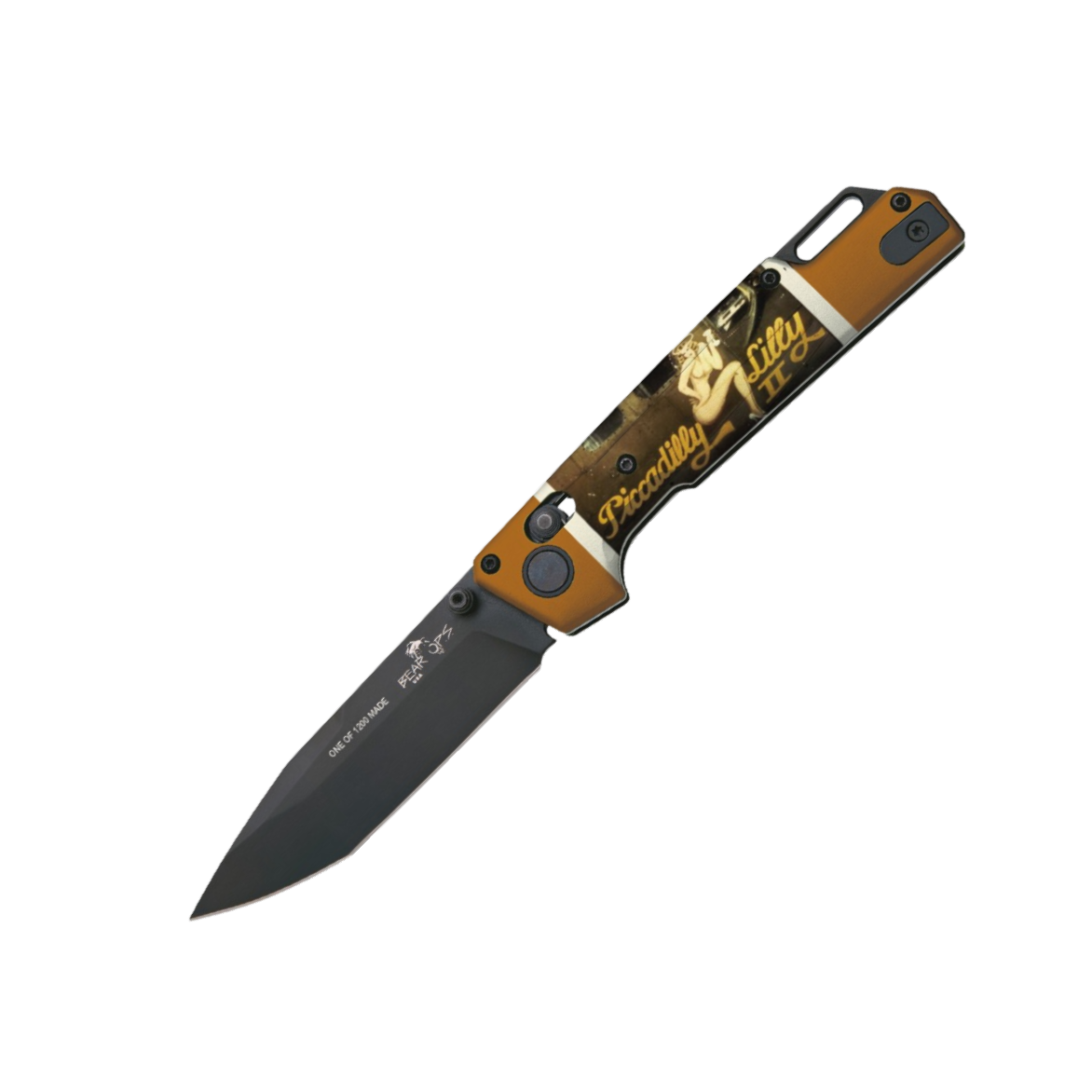 UV Artwork Nekama™ I Pin-up Calendar Art Bomber Knives - Image 10