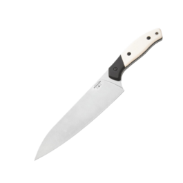 12 7/8″ White Smooth Bone & G10 Professional Chef Knife